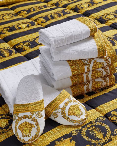 versace mats|versace bath towels.